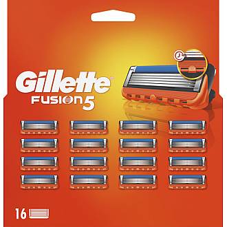 ג'ילט פיוז'ן 5 סכיני גילוח 16 סכינים - מבית Gillette