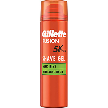 ג'ילט פיוז'ן ג'ל גילוח לעור רגיש 200 מ"ל  - מבית Gillette