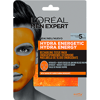 לוריאל מן אקספרט HYDRA ENERGY הידרה מסכת פנים לגבר 30 גרם - מבית L'OREAL