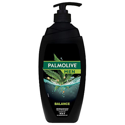 פלמוליב ג'ל רחצה לגבר באלנס 4 ב1 משאבה 750 מ"ל - מבית Palmolive