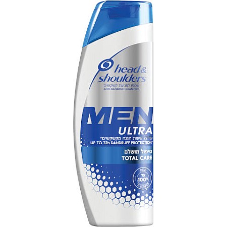 הד אנד שולדרס MEN ULTRA שמפו ומרכך 2ב-1 - 540 מ"ל - מבית Head & Shoulders