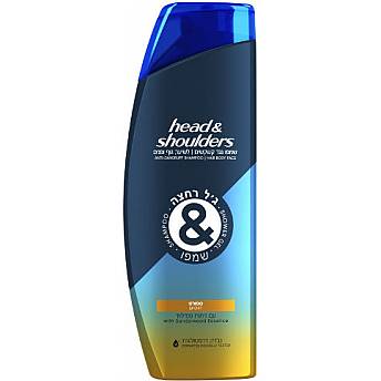 הד אנד שולדרס ג'ל רחצה ושמפו ספורט 360 מ"ל - מבית Head & Shoulders