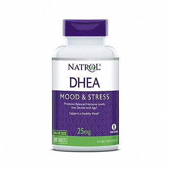 DHEA המינון 25 מ"ג בתוספת סידן - 300 טבליות מבית NATROL