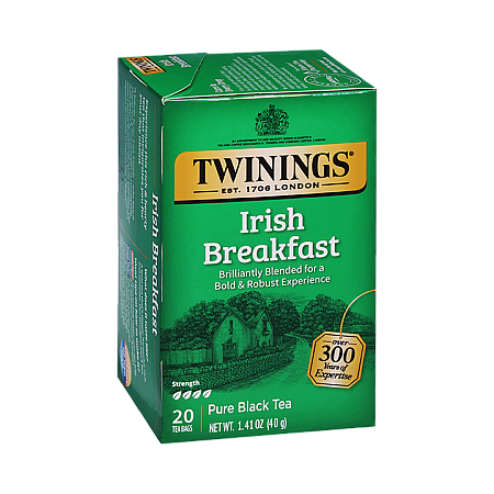 מחיר תה טווינינגס אייריש ברקפסט Irish Breakfast בשקיות 20 יחידות - מבית Twinings