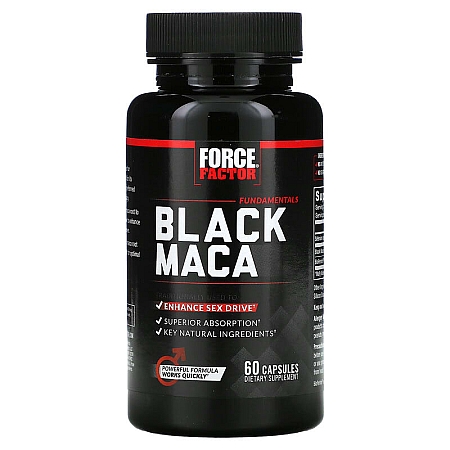 מחיר Black Maca מאקה שחורה 60 כמוסות - מבית Force Factor