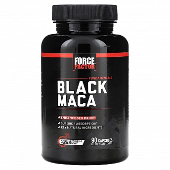 Black Maca מאקה שחורה 90 כמוסות - מבית Force Factor