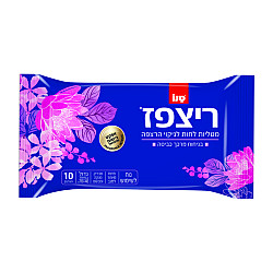 סנו ריצפז פרש מטליות לחות לרצפה בניחוח מרכך כביסה - 10 יחידות