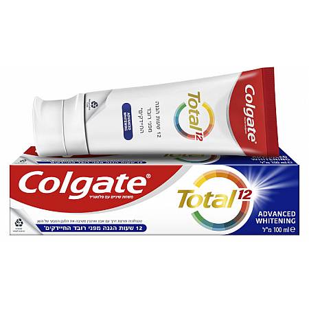 קולגייט טוטאל משחת שיניים הלבנה 100 מ"ל  - מבית Colgate