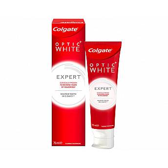 קולגייט משחת שיניים אופטיק וייט EXPERT WHITE אקספרט וויט 75 מ"ל - מבית Colgate