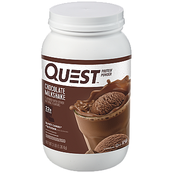 אבקת חלבון מי גבינה וחלב קווסט בטעם מילקשייק שוקולד - 1.36 ק"ג - מבית Quest Nutrition