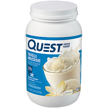 אבקת חלבון מי גבינה וקזאין מיסלרי מילקשייק וניל - 1.36 ק"ג - מבית Quest Nutrition