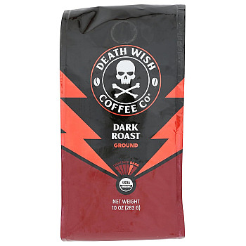 קפה חזק במיוחד טחון קלייה כהה 283 גרם - מבית Death Wish Coffee