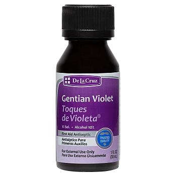 סגול ג'נטיאן חומר חיטוי לעזרה ראשונה 30 מ“ל - De La Cruz