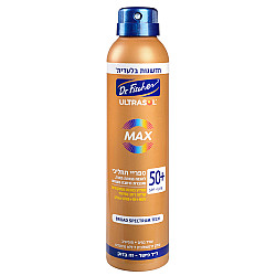 אולטרסול Max מקס ספריי תחליבי +SPF50 להגנה גבוהה 200 מ"ל - ד"ר פישר