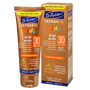 אולטרסול קידס קרם פנים SPF30 במיוחד לילדים 75 מ"ל - ד"ר פישר