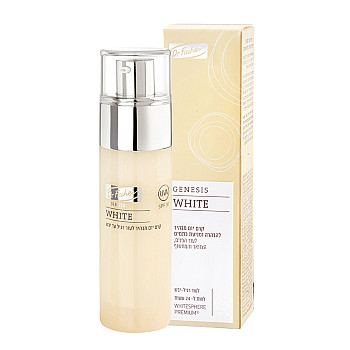 ג’נסיס ווייט קרם יום מבהיר SPF30 לעור רגיל עד יבש 50 מ"ל - Dr Fischer