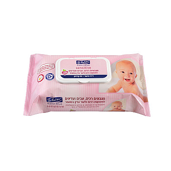 מגבונים לתינוק קמיל בלו סנסיטיב 120 יחידות - ד"ר פישר