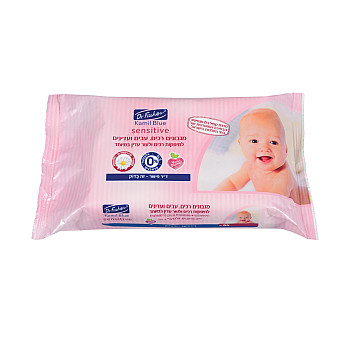 מגבונים קמיל בלו סנסטיב 72 יחידות - ד"ר פישר