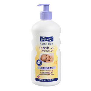  קרם גוף לתינוק קמיל בלו סנסטיב שיבולת שועל 500 מ"ל - ד"ר פישר