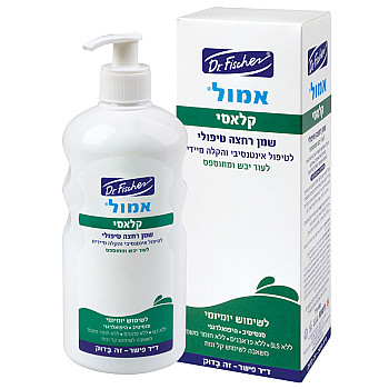שמן רחצה טיפולי למבוגרים לעור יבש ומחוספס אמול קלאסי 500 מ”ל - ד"ר פישר