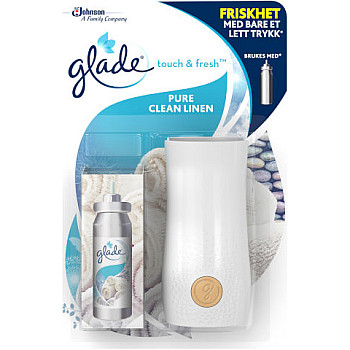 גלייד מארז מכשיר ומילוי מיני ספריי בניחוח מרכך כביסה 10 מ"ל - מבית Glade