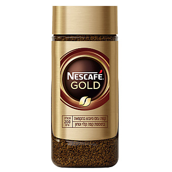 נסקפה גולד קפה נמס מיובש בהקפאה 200 גרם