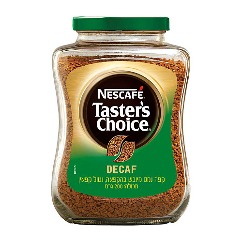 נסקפה טסטר צ'ויס נטול קפאין 200 גרם