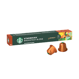 סטארבקס קפסולות קפה BREAKFAST BLEND ברקפסט בלנד 10 קפסולות - מבית Starbucks