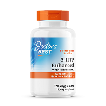 5-HTP עם ויטמינים B6 ו-C תכולה 120 כמוסות - מבית Doctor's best