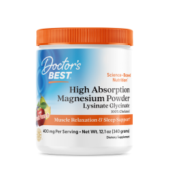  אבקת מגנזיום בטעם פונץ' פירות 340 גרם - מבית Doctor's best