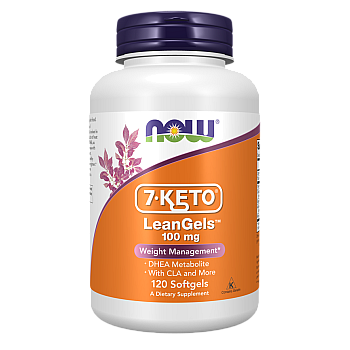 7-Keto-DHEA כמוסה ג'ל 100 מ"ג 120 כמוסות - מבית NOW FOODS