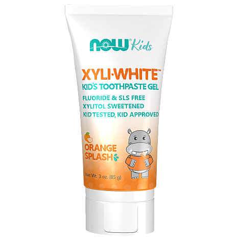 Xyli-White משחת שיניים ג'ל לילדים בטעם תפוז 85 גרם - מבית NOW FOODS