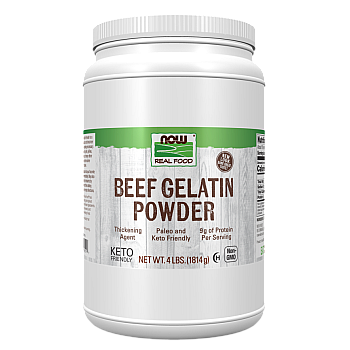 אבקת ג'לטין בקר 1.8 ק"ג - מבית NOW FOODS
