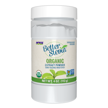 אבקת תמצית סטיביה אורגני 113 גרם - מבית NOW FOODS