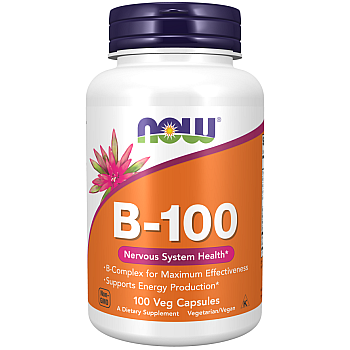 ויטמין B-100 קומפלקס 100 כמוסות - מבית NOW FOODS