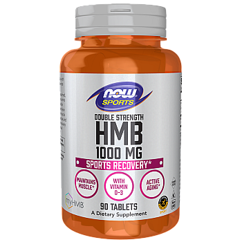 חומצות האמינו HMB מכין 1,000 מ"ג 90 טבליות - מבית NOW FOODS