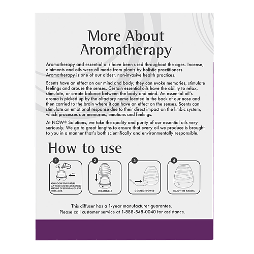 מפזר שמנים אתריים התקן USB - מבית NOW FOODS