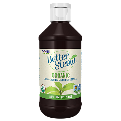 סטיביה ממתיק נוזלי אורגני ללא קלוריות 237 מ"ל - מבית NOW FOODS
