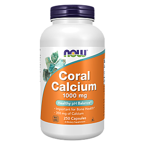 סידן אלמוגים 1000 מ"ג 250 כמוסות - מבית NOW FOODS