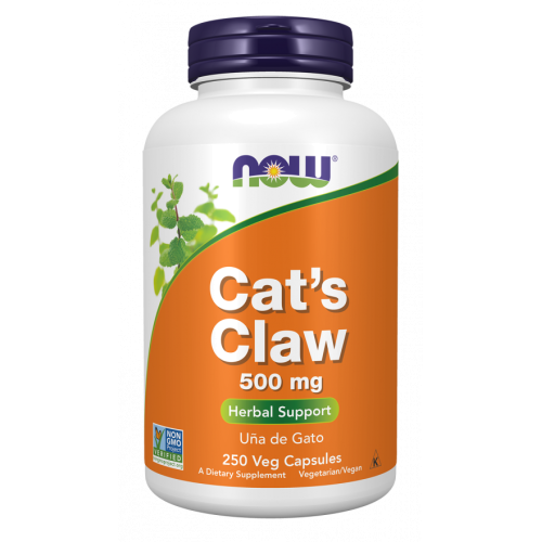 ציפורן החתול 500 מ"ג - 250 כמוסות - מבית NOW FOODS