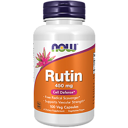 רוטין (Rutin) 450 מ"ג 100 כמוסות - מבית NOW FOODS