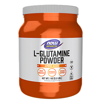 אבקת ל גלוטמין 1 ק"ג - מבית NOW FOODS
