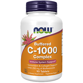 קומפלקס ויטמין C-1000 לא חומצי 90 טבליות - מבית NOW FOODS