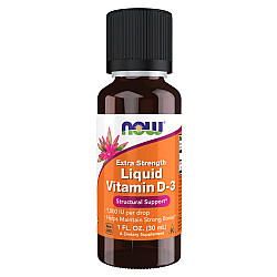 ויטמין D3 נוזלי 1000 אקסטרה כוח 30 מ"ל - מבית NOW FOODS