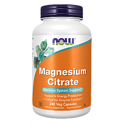 מגנזיום ציטראט 400 מ"ג 240 כמוסות - מבית NOW FOODS