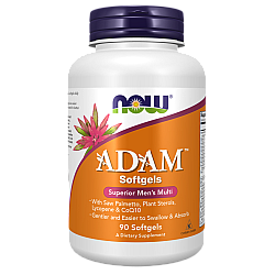  אדם ADAM מולטי-ויטמין לגברים 90 כמוסת ג'ל - מבית - NOW FOODS