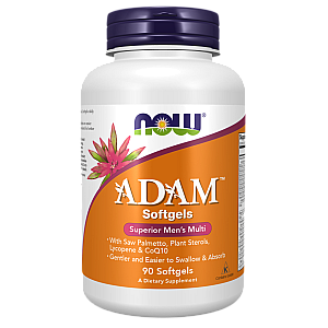  אדם ADAM מולטי-ויטמין לגברים 90 כמוסת ג'ל - מבית - NOW FOODS