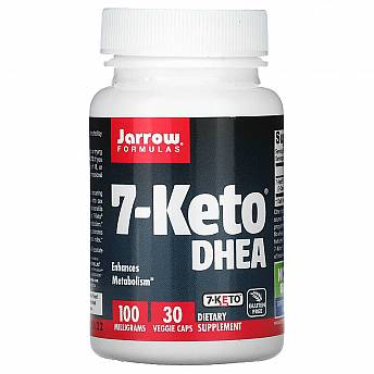 הורמון ‎7-Keto DHEA המינון 100 מ"ג - 30 כמוסות - מבית Jarrow Formulas