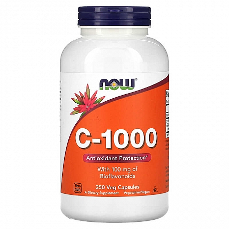 מחיר ויטמין C-1000 לא חומצי קומפלקס 250 כמוסות - מבית NOW FOODS