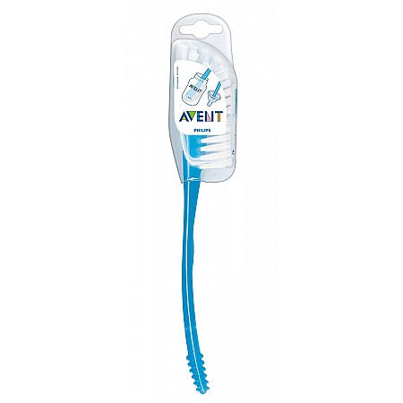 אוונט מברשת לניקוי בקבוקים צבע כחול - מבית Philips Avent